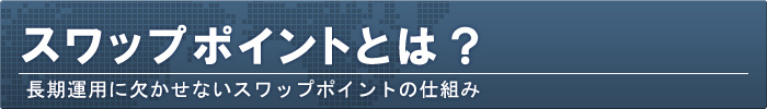 スワップポイント（スワップ金利）とは